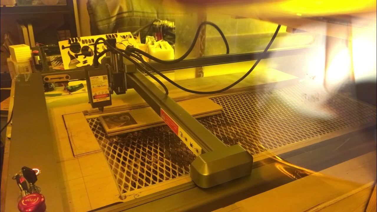 24. How to Laser Engrave Photos w LASERGRBL & GIMP + OLM3 Laser