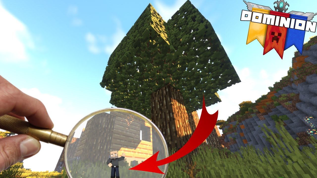 Dominion Tree I Built the Biggest Tree EVER on Dominion SMP! - YouTube