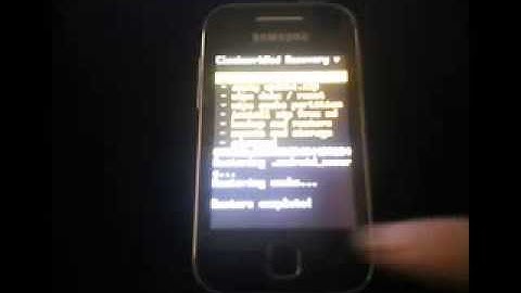 Tutorial Restore Stock Custom ROM GALAXY Y GT-S5360