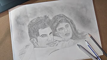 Sushant Singh Rajput Sketch of Dil Bechara || Time-Lapse video || arts_sketch/you tube