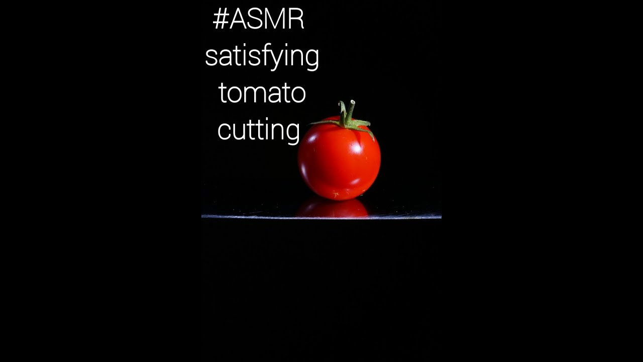 ASMR Satisfying Tomato Cutting