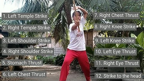 ARNIS 12 STRIKING TECHNIQUES