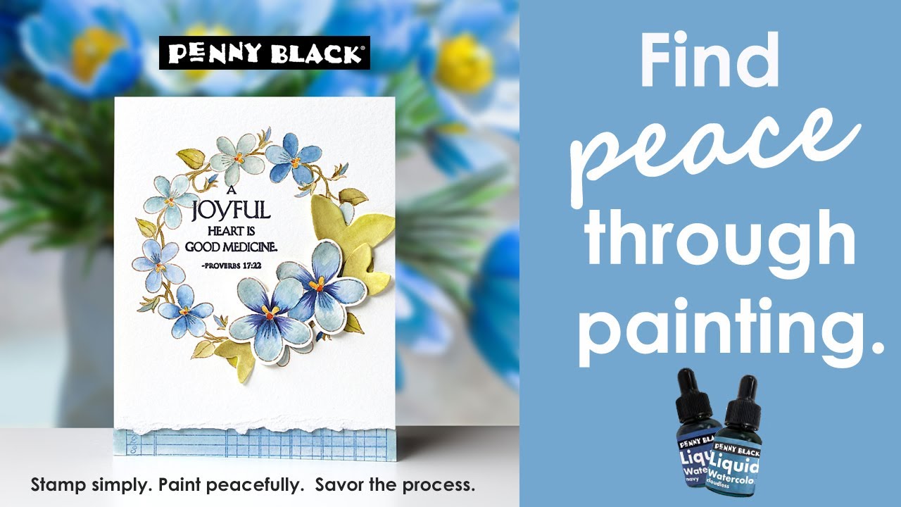 Such beautiful blues! | Easy & Peaceful Watercolor Painting | Learn to Paint