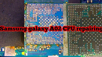 Samsung galaxy A02 no power dead CPU repairing || how to Samsung galaxy A02 dead fix