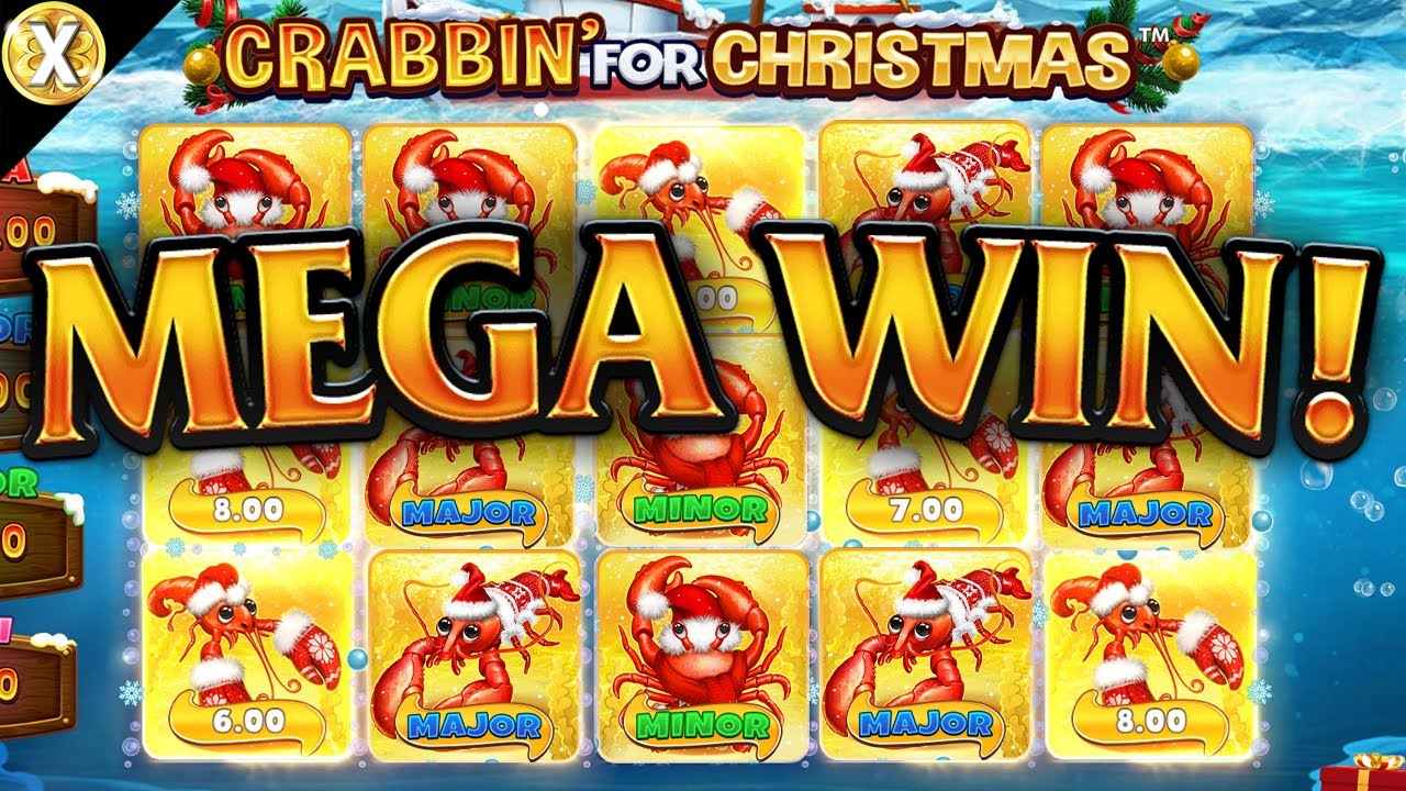 💥 Crabbin’ For Christmas (Blueprint Gaming) 💥 EPIC Big WIN New Online Slot!