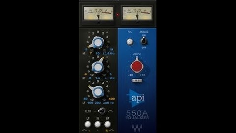 How To Use The API 550B EQ