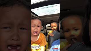 Nuzul is afraid of the police #villagechildren #warungds #davidsunairi #minivlog