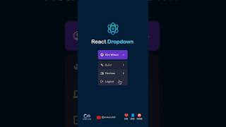 React Dropdown #ReactJS #WebDevelopment