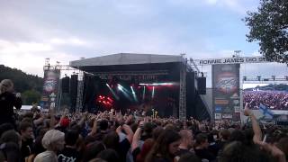 Video thumbnail of "Korpiklaani - Juodan Viinaa @ Masters of Rock 2014"