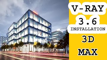 Vray 3ds max plugin installation (vray 3.6) #learningtech