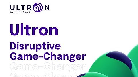 Ultron  Layer 1 blockchain technology creating  a new opportunity for all !  Don