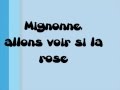 Ref:JHeaWTSyetI Po�sie - mignonne allons voir si la rose (pierre de ronsard)