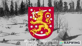 Muistoja pohojolasta (Finnish march song)