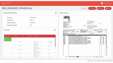 DEMO: Shipping Notes Automation with KAPTO AI