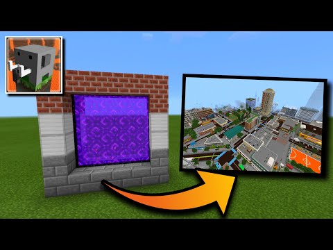 How to make a Portal to City Dimension in Craftsman: Building Craft