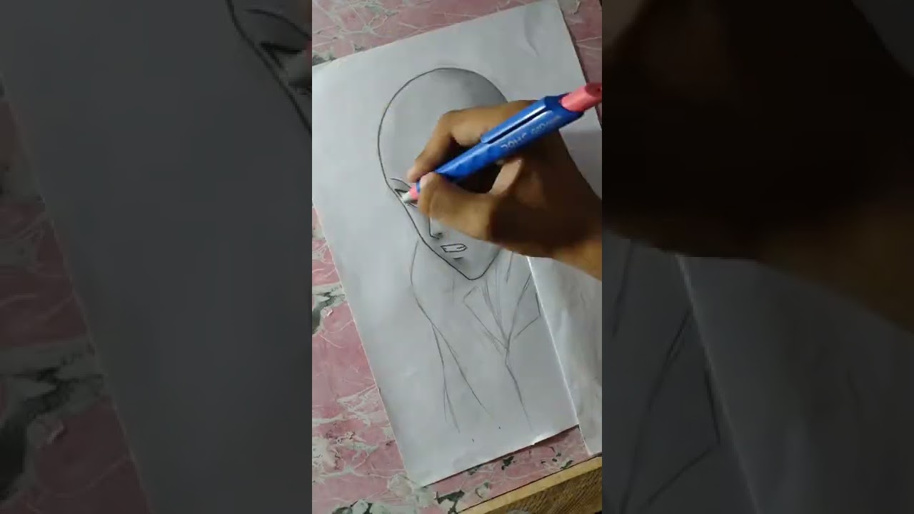 Drawing Saitama , How to Draw one punch Man, It's Me 