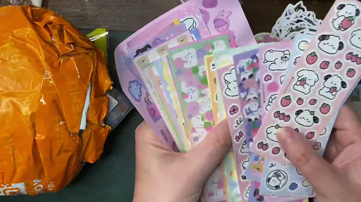 TEMU haul, for Postcrossing Penpals Journals Diaries | stickers Washi | happy haul