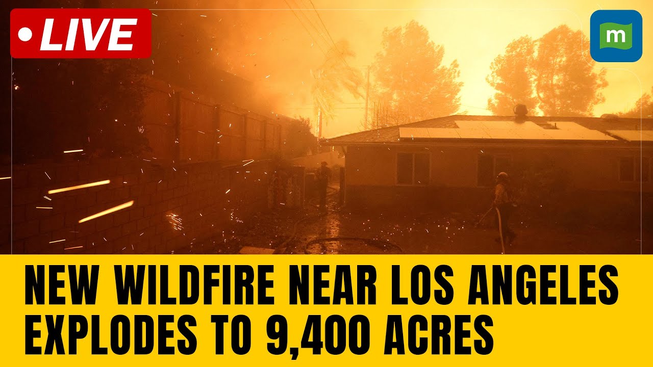 LA wildfire | New wildfire near Los Angeles explodes to 9,400 acres ...