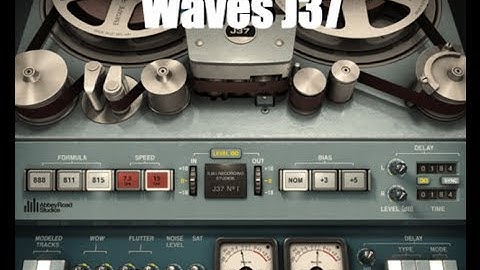 Waves J37 Tape Saturation - Sound Comparison