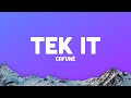 Cafuné - Tek It (Lyrics) | i watch the moon let it run my mood tiktok