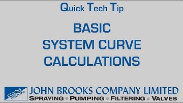 Basic System Curve Calculations by John Brooks Company