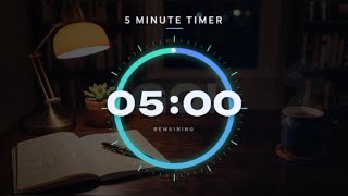 5 Minute Timer | Pomodoro Focus Session ⏱️ |  Study, Work & Relax | Cozy 