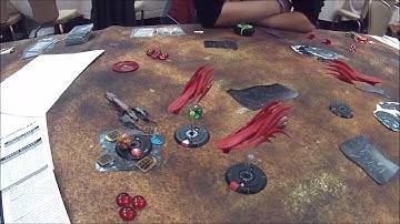 Dropfleet Commander Battle Report #3 Scourge vs UCM Las Vegas Open Top Table Round 2