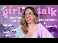 answering TMI GIRL TALK questions you&#39;re afraid to ask your mum (&amp; sharing my embarrassing stories!)