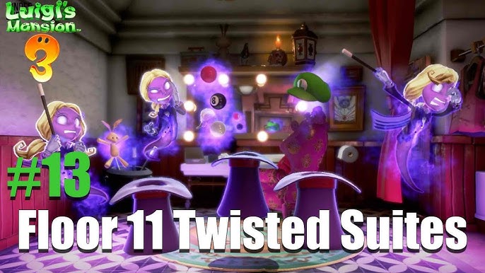 Luigi's Mansion 3: 100% Walkthrough Part 13 - Tomb Suites (10F) 