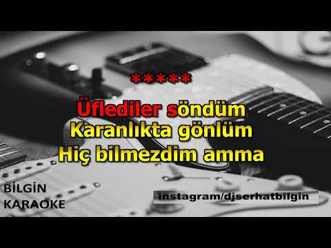 Olgun Şimşek - Üflediler Söndüm (Karaoke) Orjinal Stüdyo