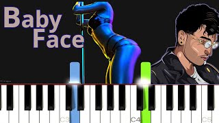 آموزش ورژن پیانو بیبی فیس از تهی و فرشید🎹Baby Face - Tohi ft. Farshid Piano