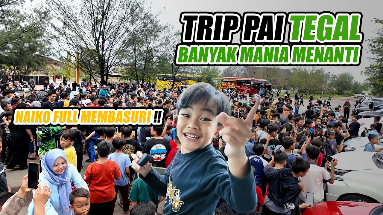 NAIKO & @ivankurniaputra IKUT TRIP TEGAL PANTAI ALAM INDAH BANYAK BIS 0LENG !! RAME BANGEEEETTT 🍄