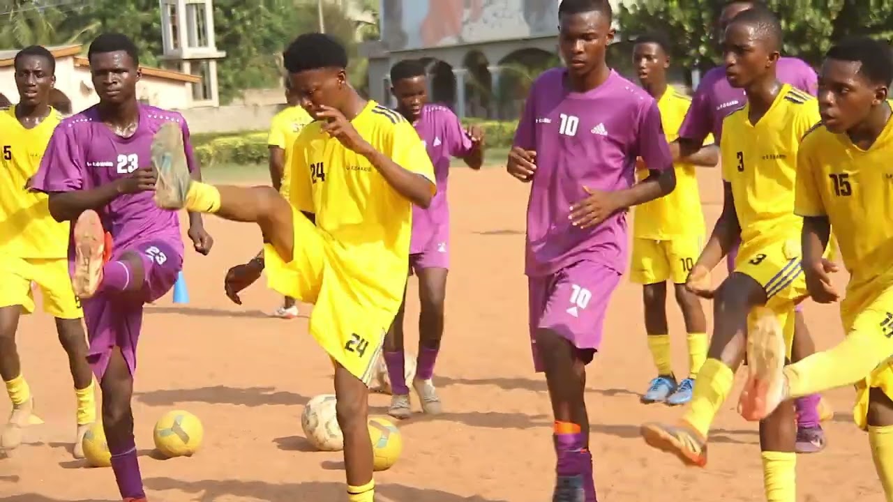 Séance d'entrainement de nos U20: AGBOKOU Koffi Sidoine dans ses œuvres