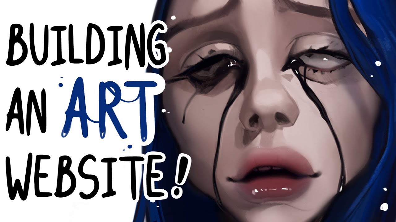 TIPS FOR CREATING A WEBSITE! My first Art site !!! + Speedpaint
