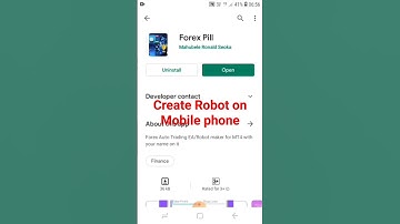 Create Robot on mobile #smartphone #technology #forex  phone