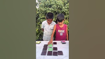 New kid Rohan playing amazing memory matching game. #funny #shorts #funwithbrotherz