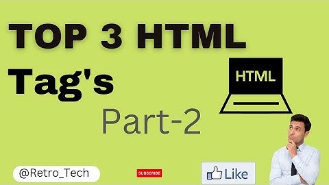 Top 3 html tags // dropdown list //marquee // superscript and subscript Tag