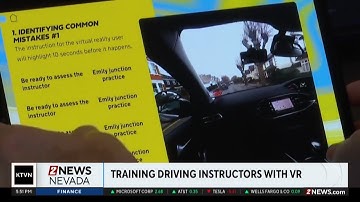 Training driving instructors with VR