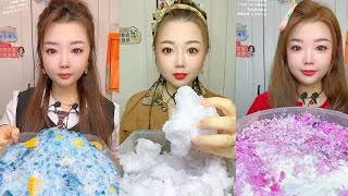 Asmr Crunchy Ice Mukbang Eating Show Relaxing Sounds