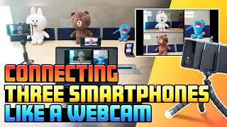 Connecting Three Smartphones with CameraFi Live like a Webcam in OBS screenshot 4