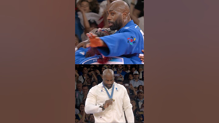Reaction Teddy Riner France Beats Japan Judo Paris 2024 Olympics