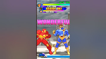 Wonderful Cyclops combo 💙 #shorts #MvC2 #マブカプ２