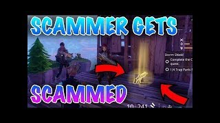 I SCAMMED A LEGENDARY SCAR FROM A SCAMMER in FORTNITE   Endo