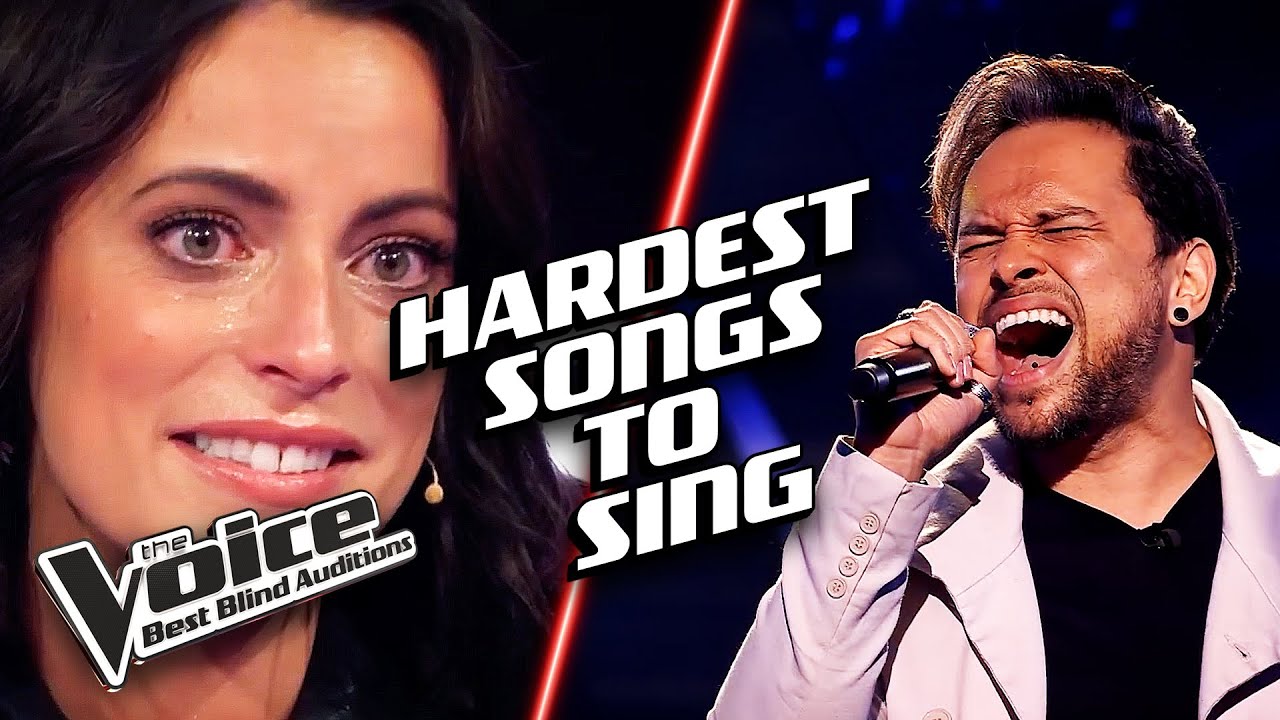 HARDEST songs to sing on The Voice Blind Auditions