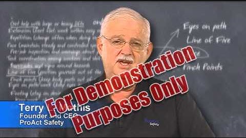 Lean Behavior-Based Safety Video Series Demo Video