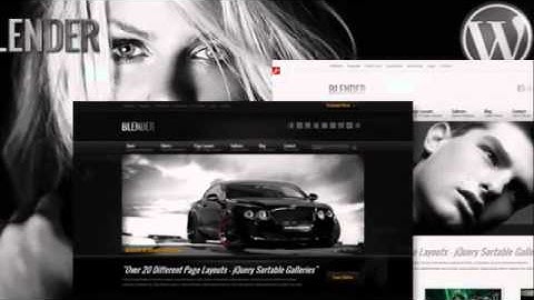 Blender Wordpress Portfolio Theme