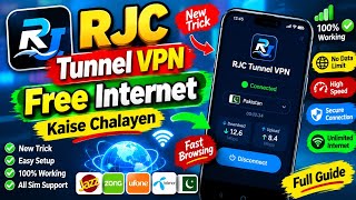 🔥 RJC Tunnel VPN Free Internet Kaise Chalayen 2026 | New Trick & Easy Setup | Complete Guide screenshot 2