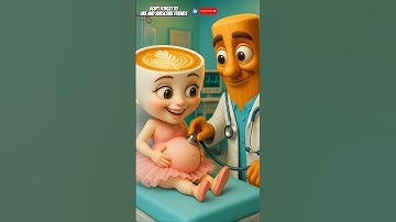 Cute 3D Robot Doctor Helps Pregnant Ballerina in Futuristic Hospital | Funny Animation Short