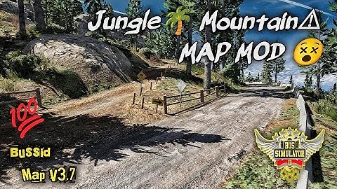 Bussis Map Mod V3.7_Download Jungle🍁 Mountain⚠ Map Mod For Bus simulator indonesia#junglemap#mapmod⚠