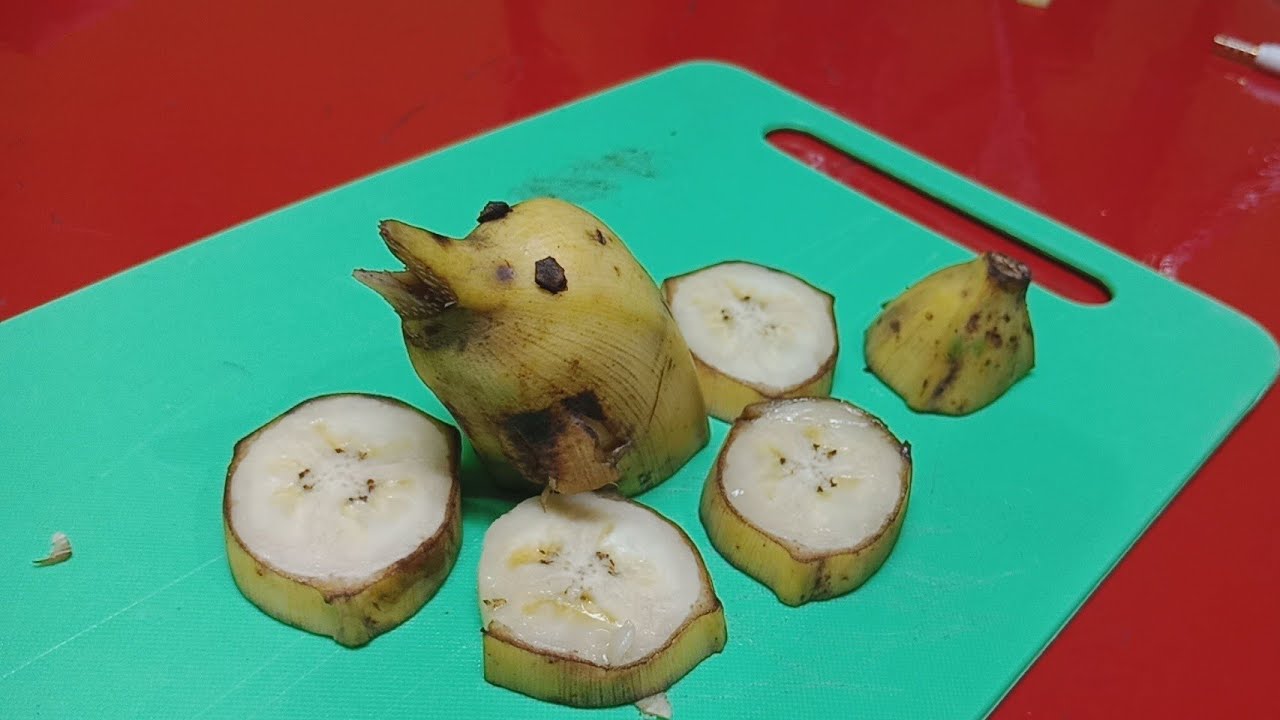 Kreasi Unik Dan Lucu Memotong Pisang Jadi Lumba Lumba Youtube